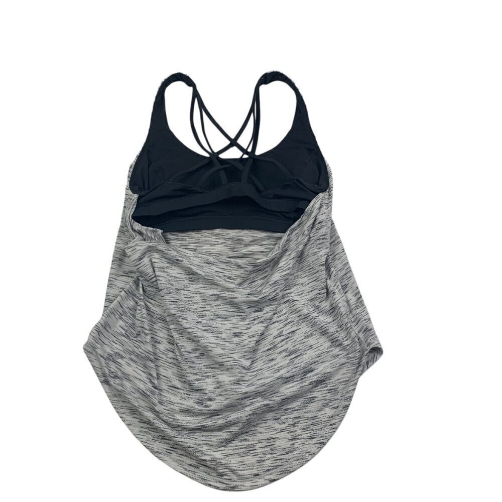 Lululemon Free To Be Serene Tank Tiger Space Dye Blk/White/Deep Coal Women's 10 - Picture 3 of 7